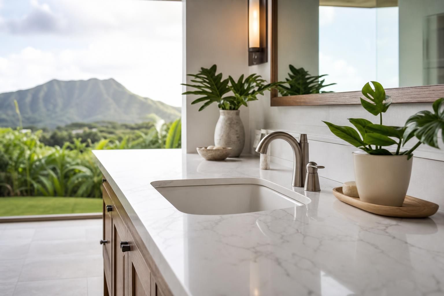 Bathroom Countertop Ideas for Oahu Homes