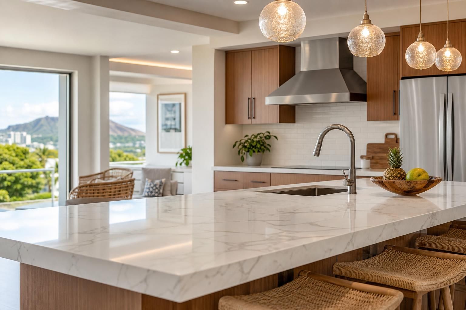 Before and After Honolulu Condo Kitchen Renovation Ideas