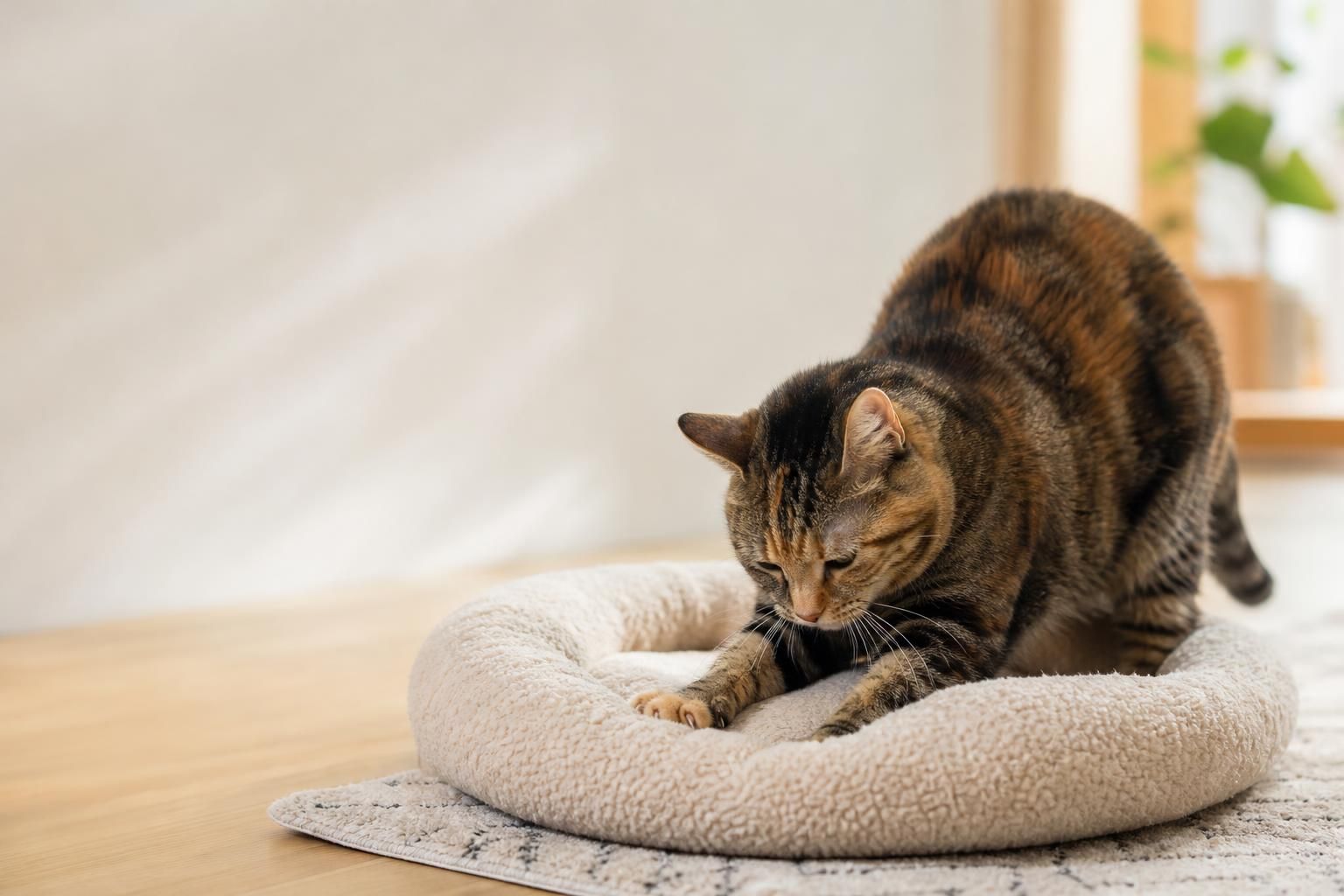 Why Does My Cat Scratch Her Bed?